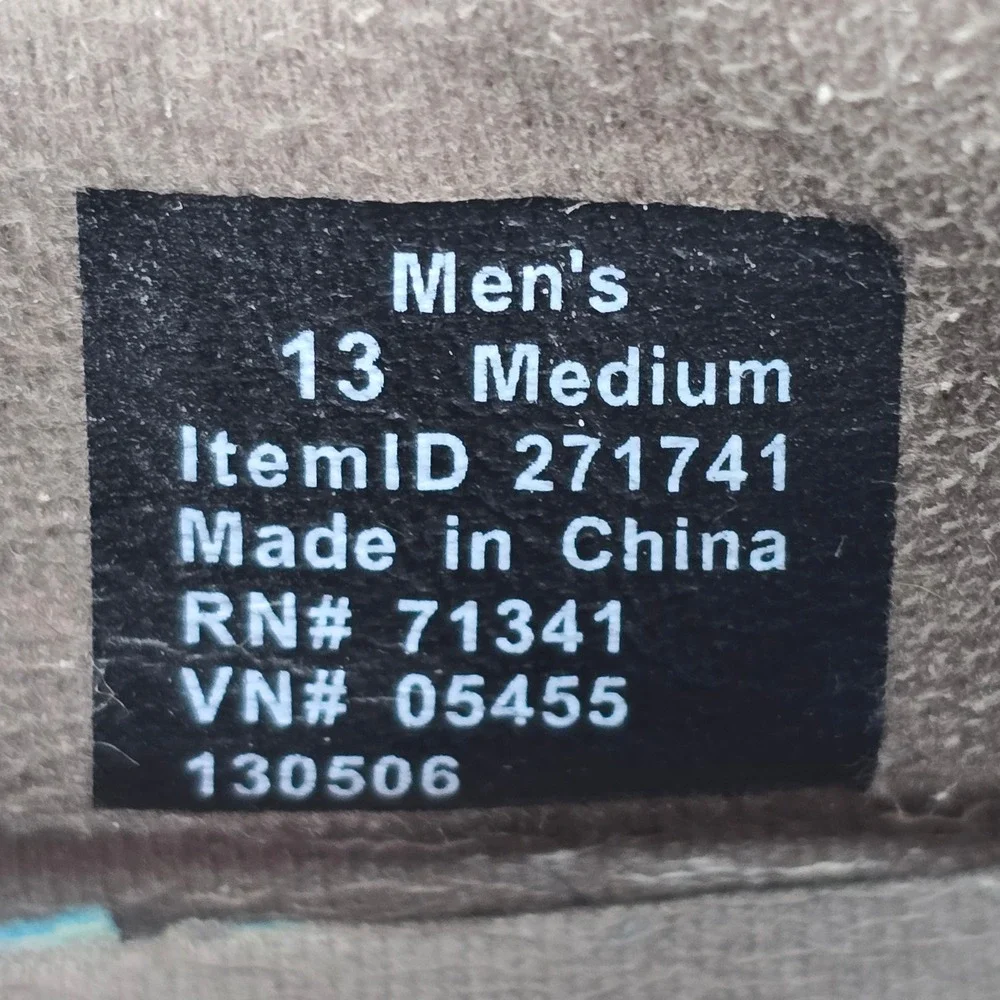 LL Bean TEK 2.5 Hiking Shoes Mens 13 Brown Suede Waterproof Slip On 271741